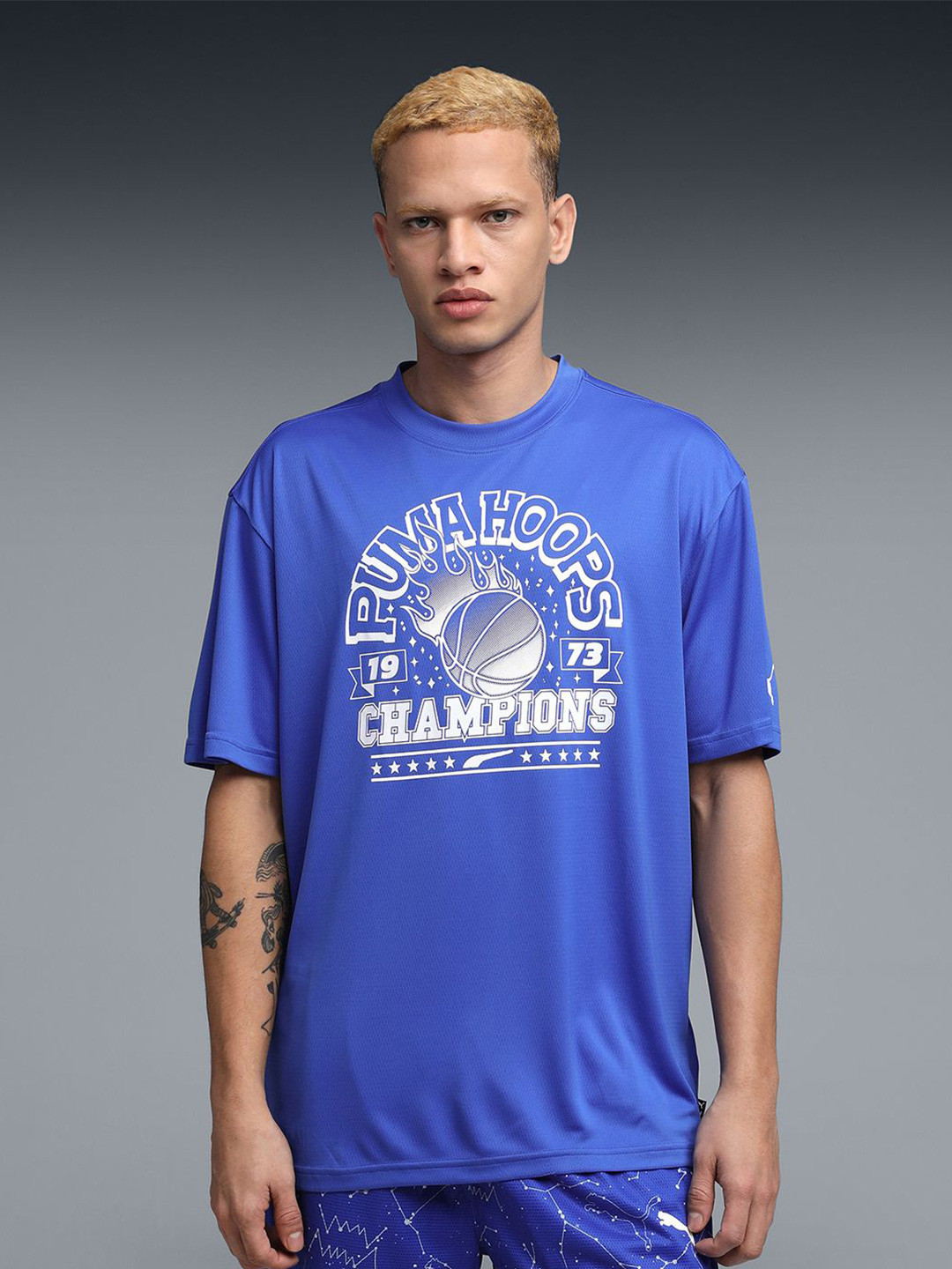 Puma Men Hoopaverse Moisture-Wicking Basketball Tee