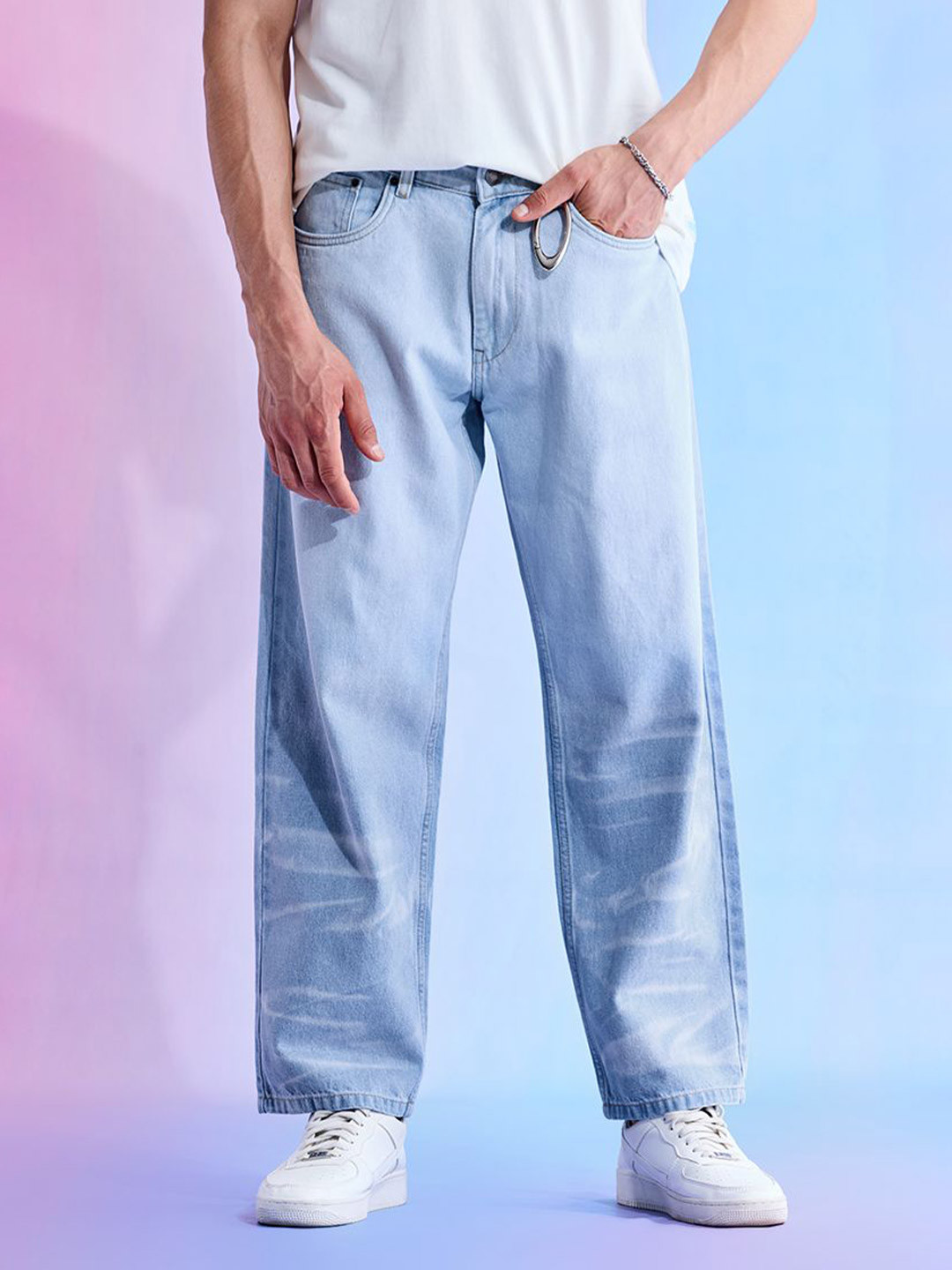 Snitch Utopia Ombre Washed Baggy Jeans