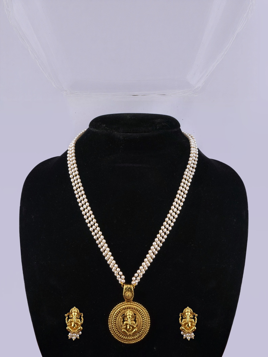 JFL - JEWELLERY FOR LESS Gold-Plated Copper Jewellery Set