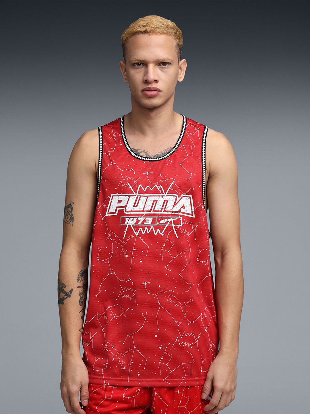 Puma Hoopaverse Men's Moisture-Wicking Basketball Jersey