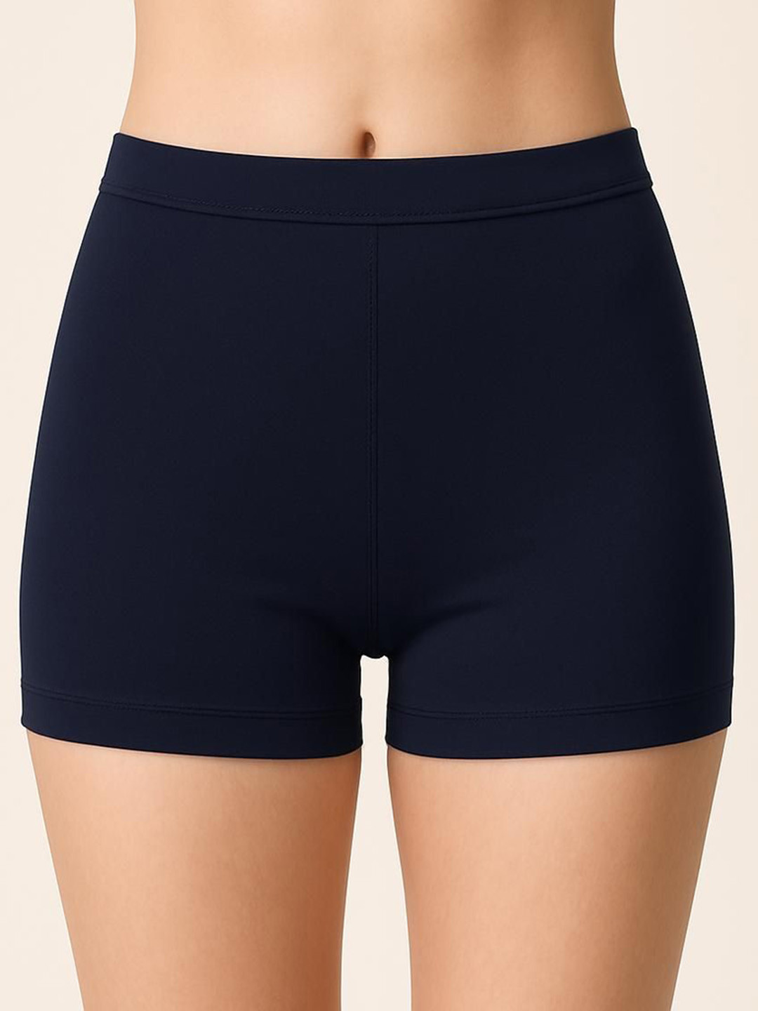 Attire Zone Women High Coverage Super Combed Cotton Inner Elastic Mid-Rise Boy Shorts