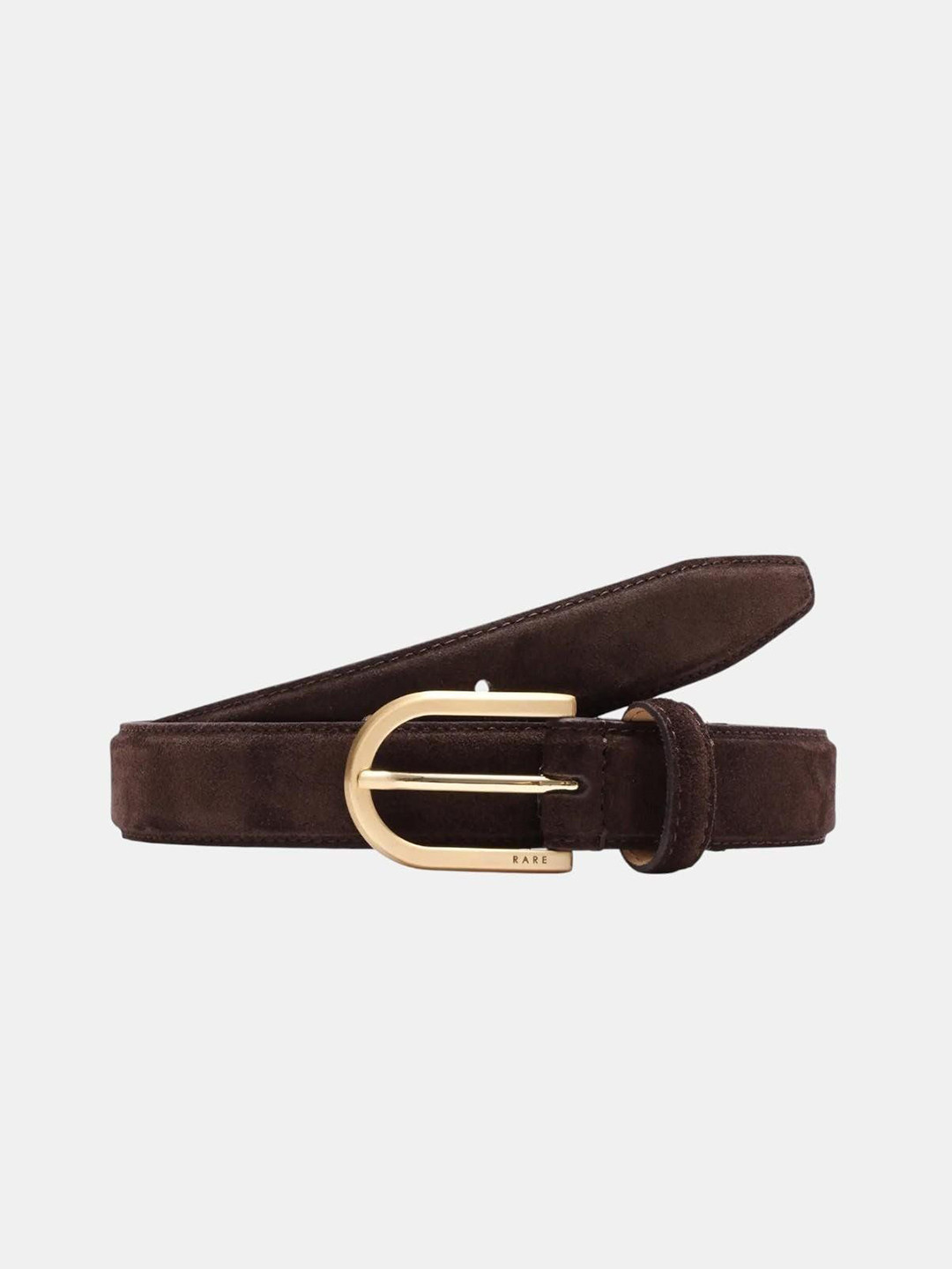 RARE RABBIT Men Tang Closure Leather Belt