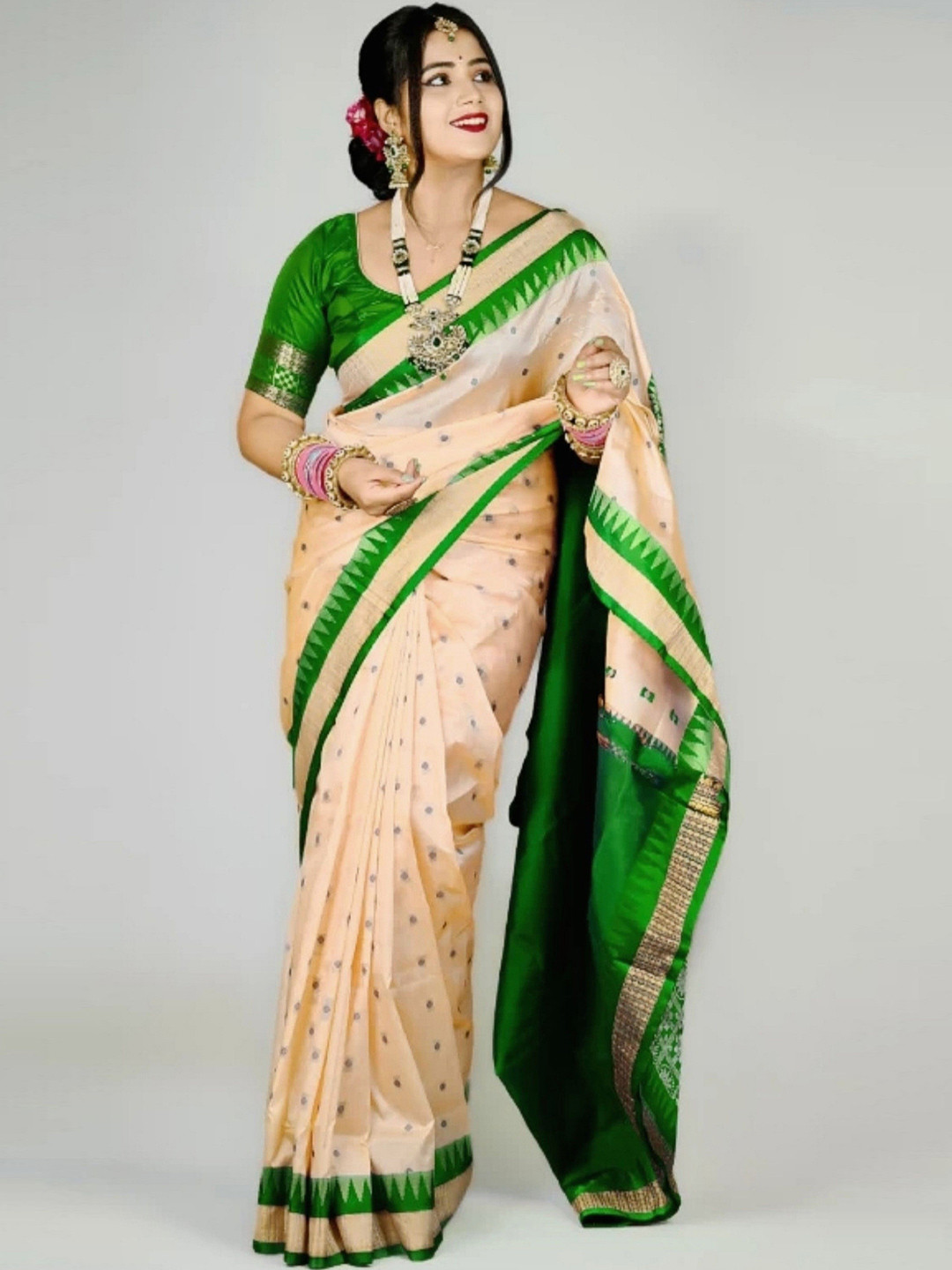 EEFA FASHION Shadan Mart Woven Design Zari Sambalpuri Saree