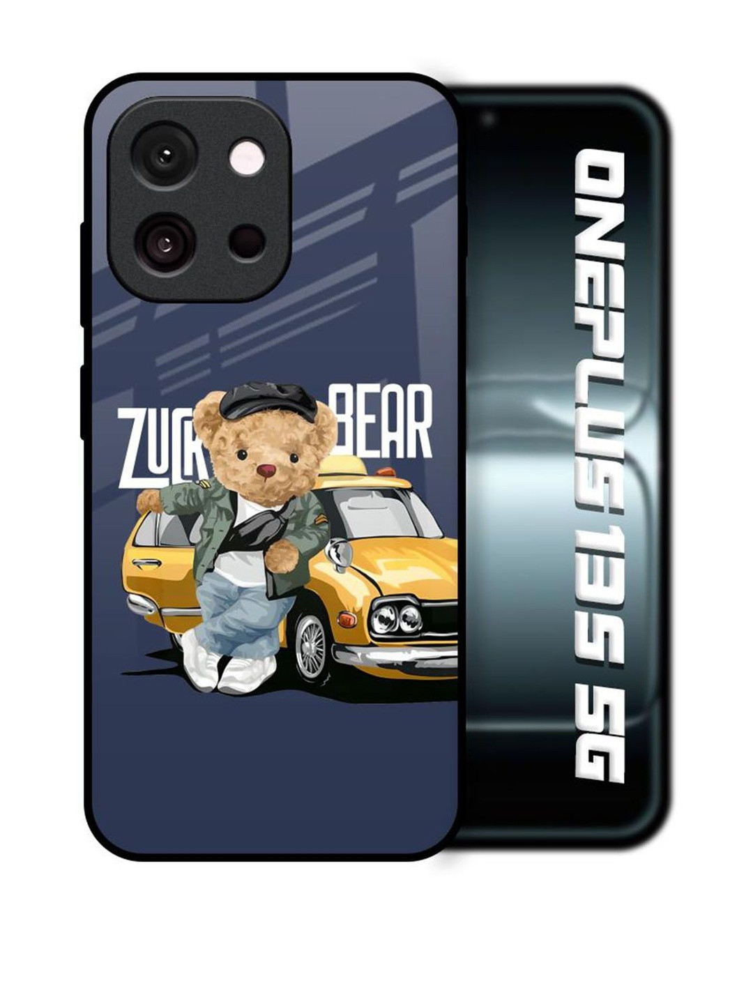 QRIOH Typography Printed OnePlus 13s 5G Glass Back Case Mobile Accessories