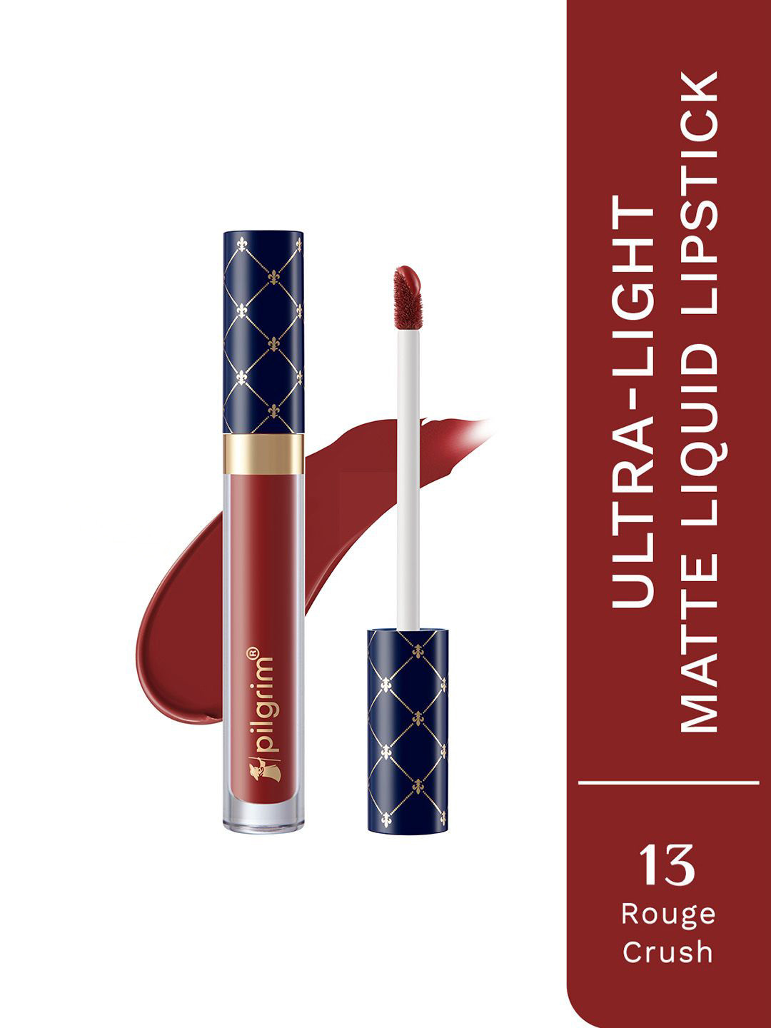 Pilgrim Oh So Crme! Ultra Light Matte Liquid Lipstick- 3.5 ml- Rouge Crush-13