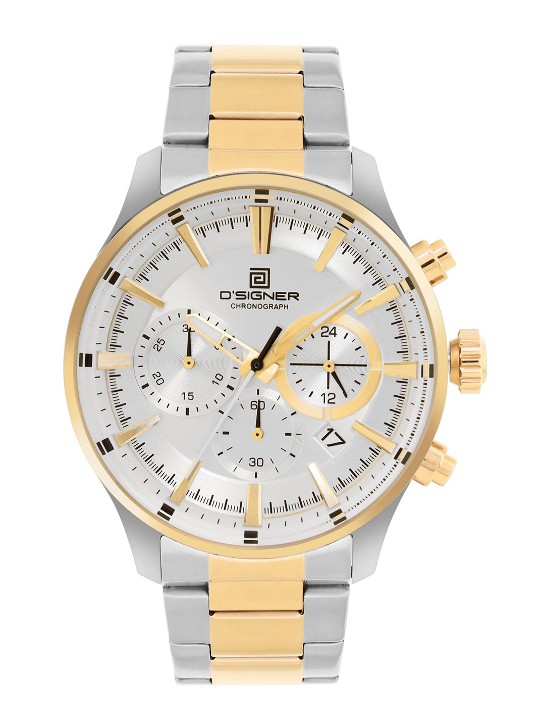 D'SIGNER Men Dial & Stainless Steel Bracelet Style Straps Analogue Watch 748TM.2G