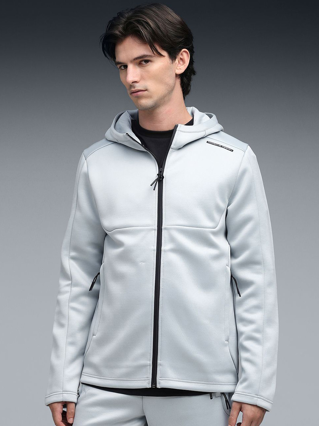 PUMA Motorsport Men Porsche Design Hooded Solid Tailored Jacket