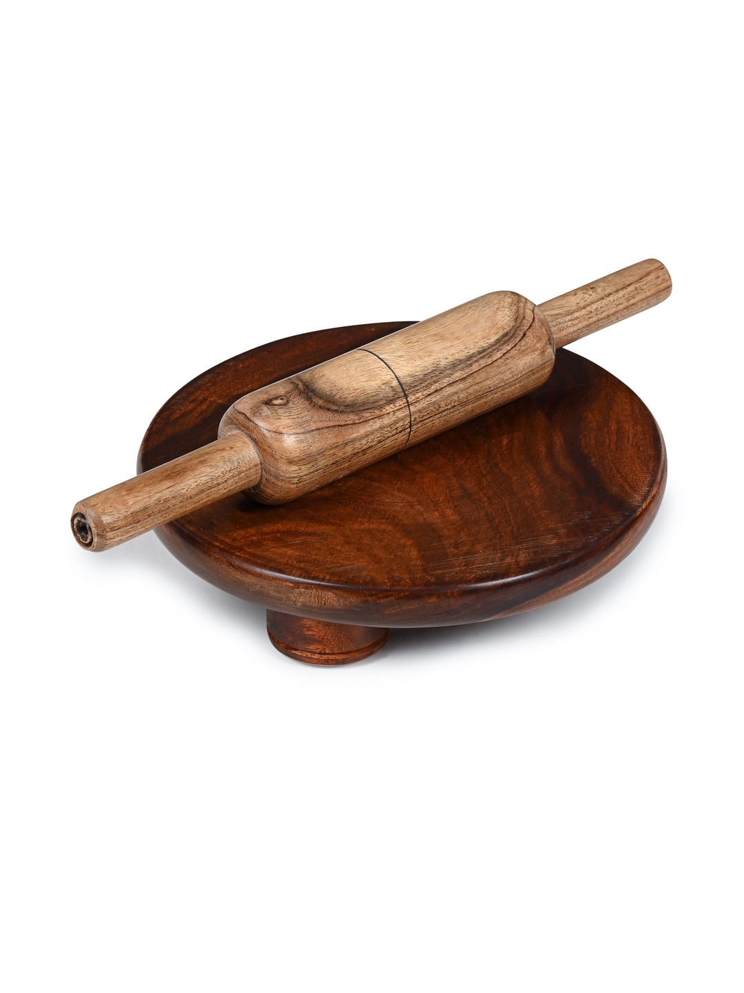 PTR Brown Wood Rolling Pin With Board