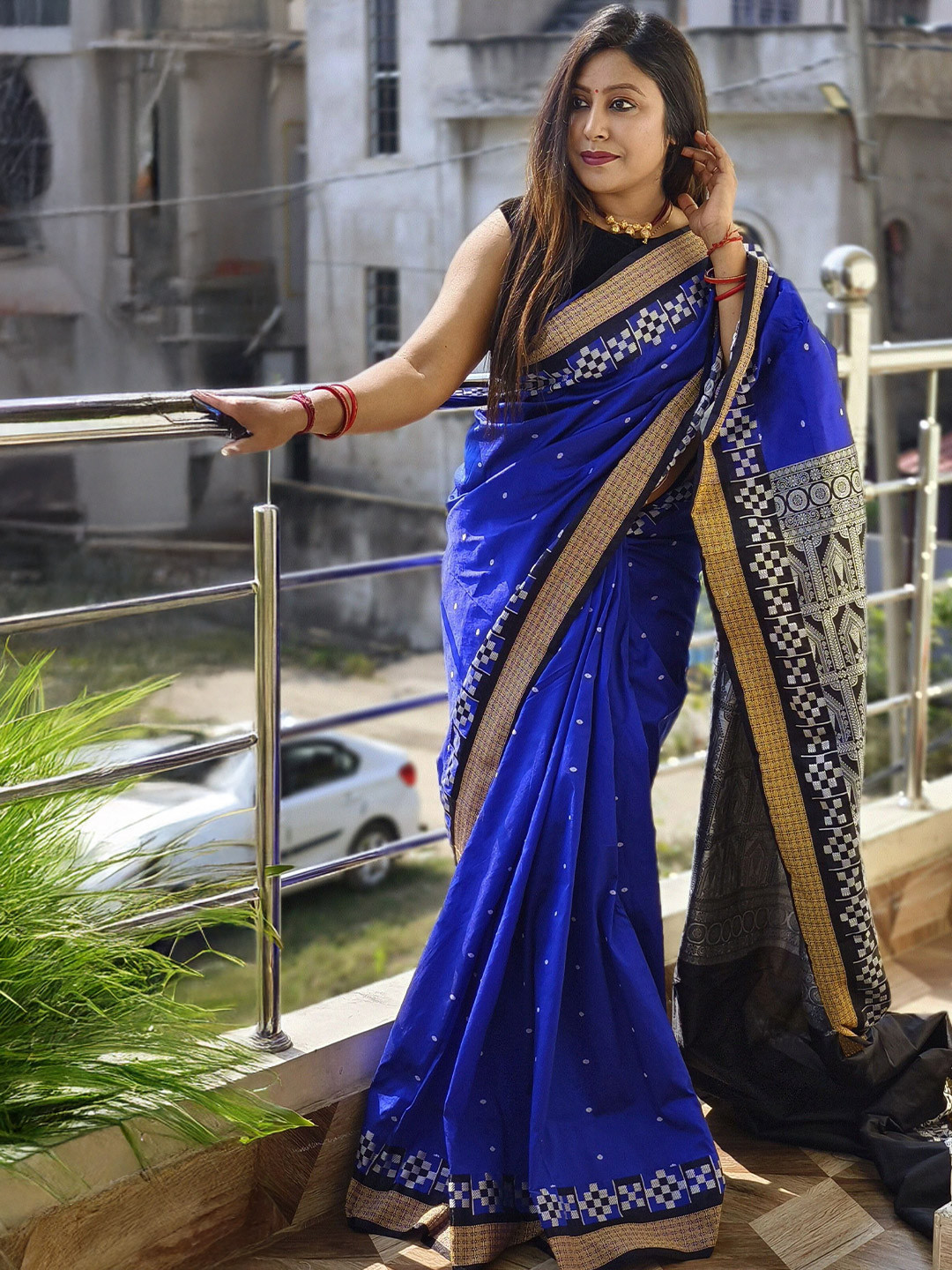 EEFA FASHION Woven Design Sambalpuri Saree