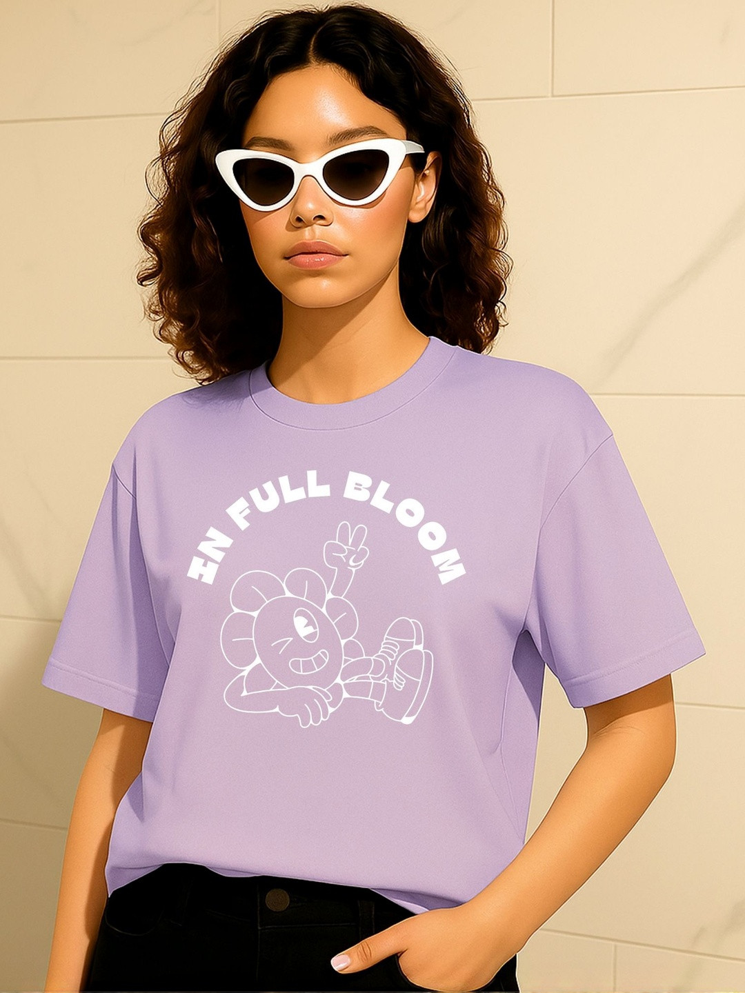 PVC RAIMENTS Women Purple Lounge Tshirts