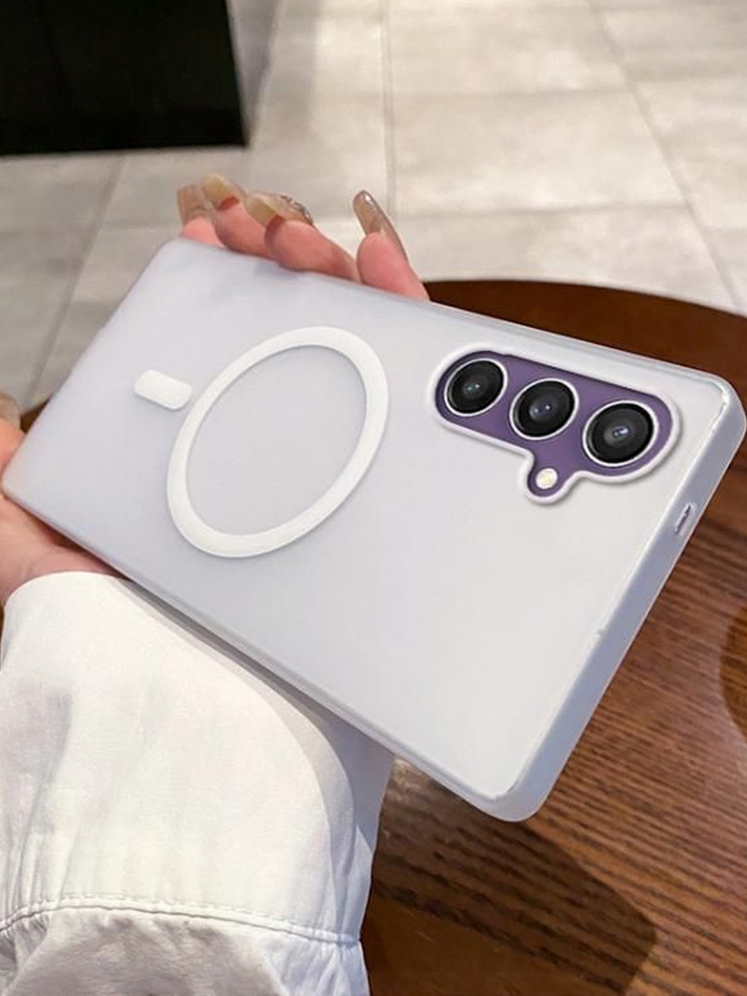 CASE CREATION Samsung Galaxy S24 FE 5G Magnetic Wireless Charging Back Case