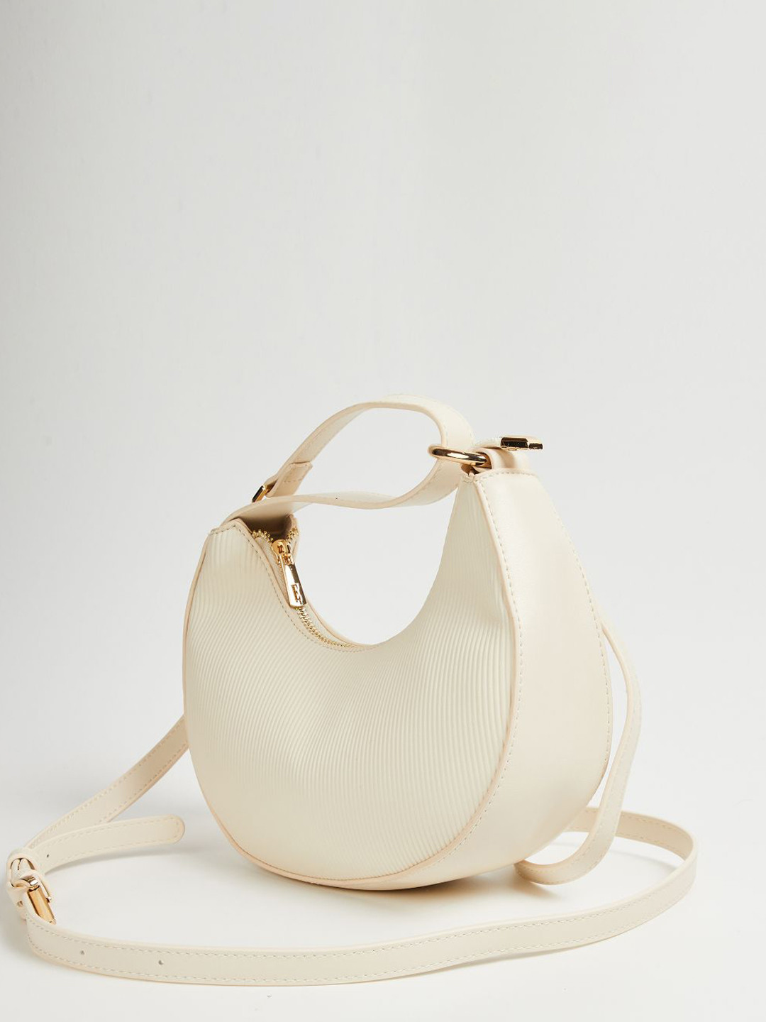 ELLE Women Textured Crossbody Tasselled Sling Bag