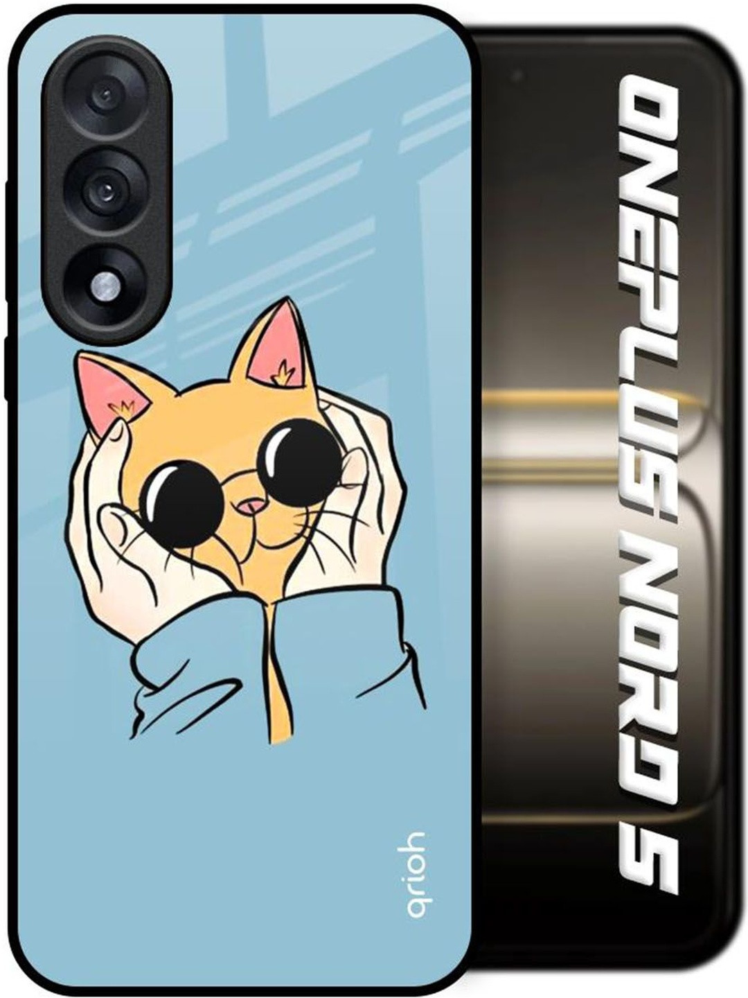 QRIOH Quirky Printed OnePlus Nord 5 5G Silicone Back Case