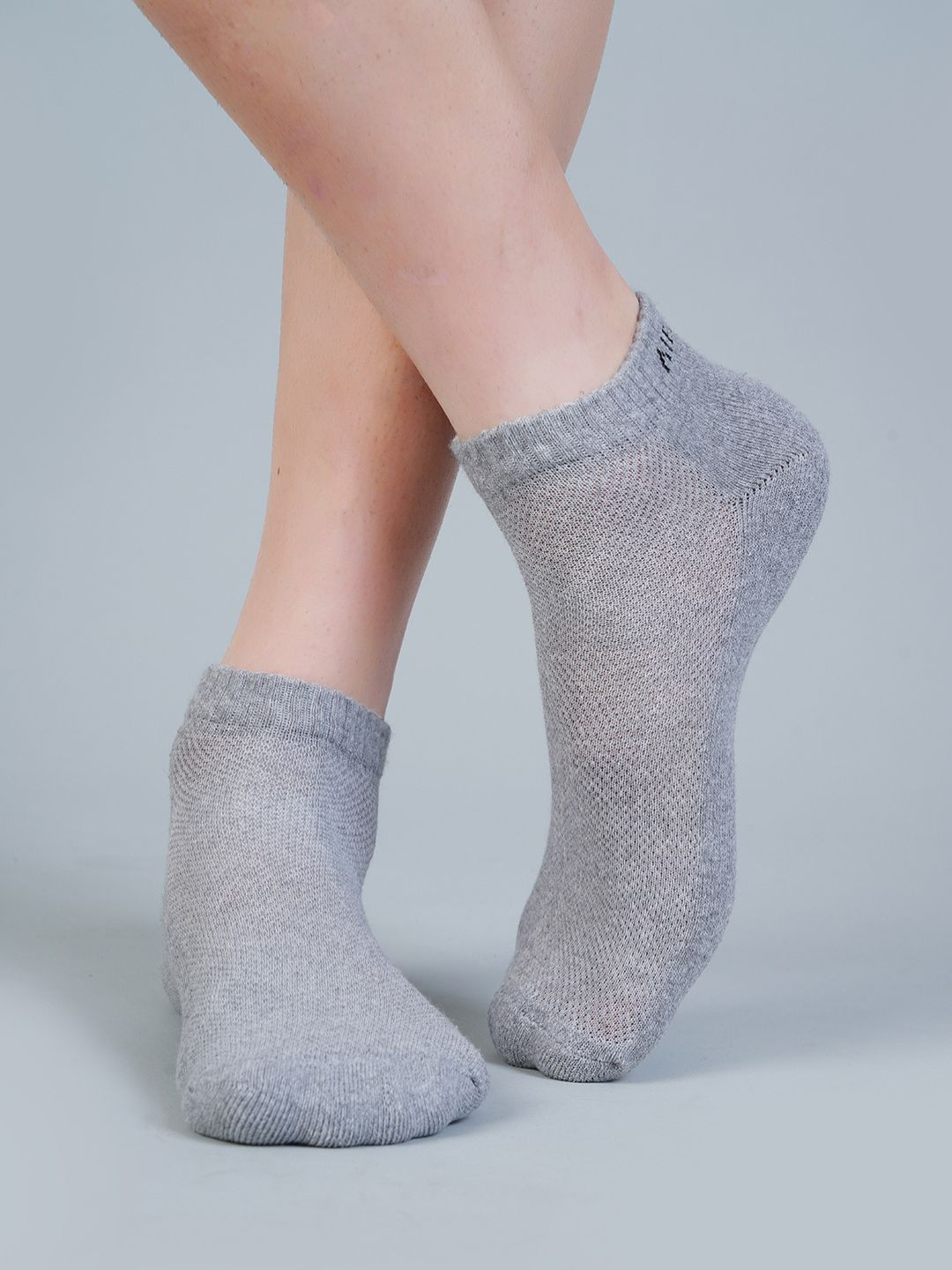AIR GARB Unisex Set Of 2 Low Ankle Cushioned  Cotton Socks