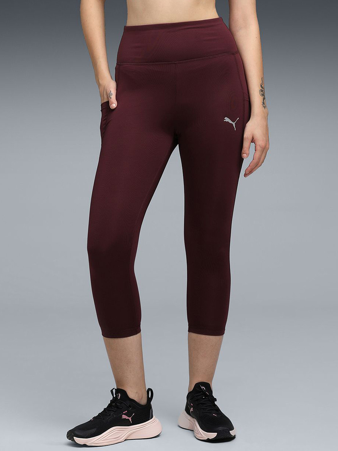 Puma Train All Day Essential Women Moisture-Wick 3/4 Tights