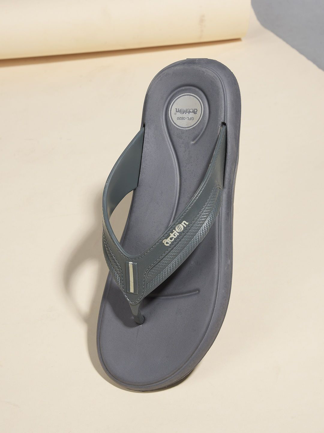 Action Plus Self Design Thong Flip-Flops