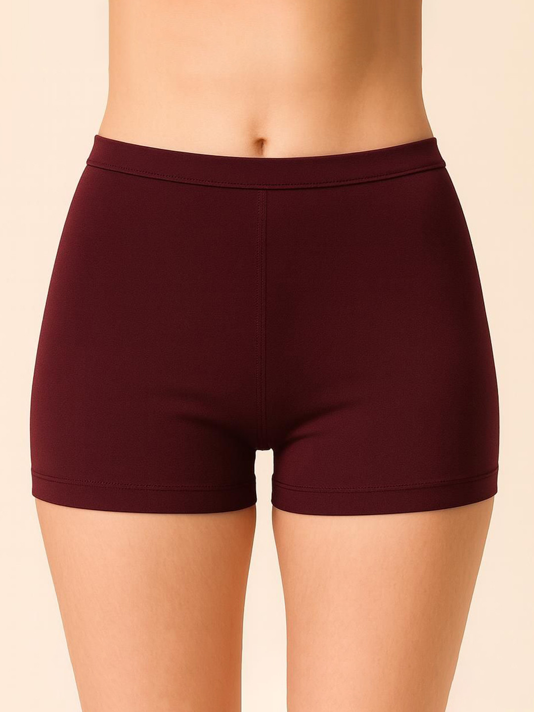 HIRRUX Women High Coverage Super Combed Cotton Boy Shorts Brief HR SBT-33 Purple XS-1