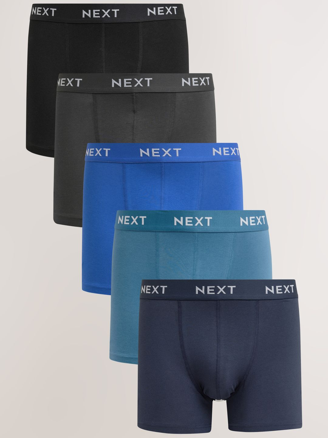 NEXT Men Pack of 5 Cotton Rich Trunks AG4676