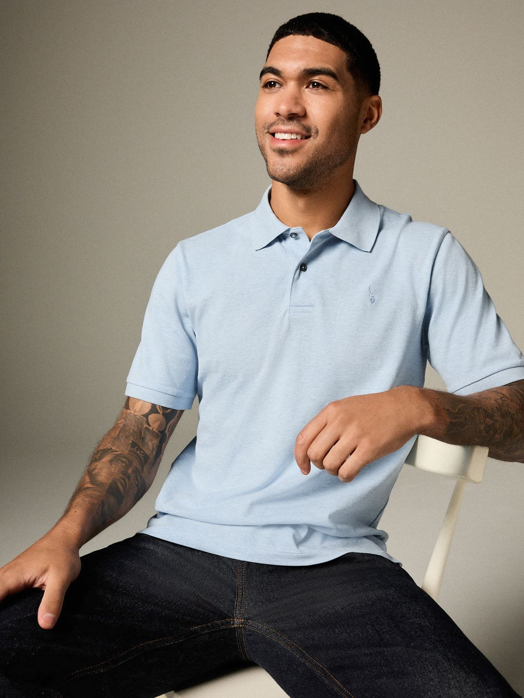 NEXT Regular Fit Polo Collar T-shirt