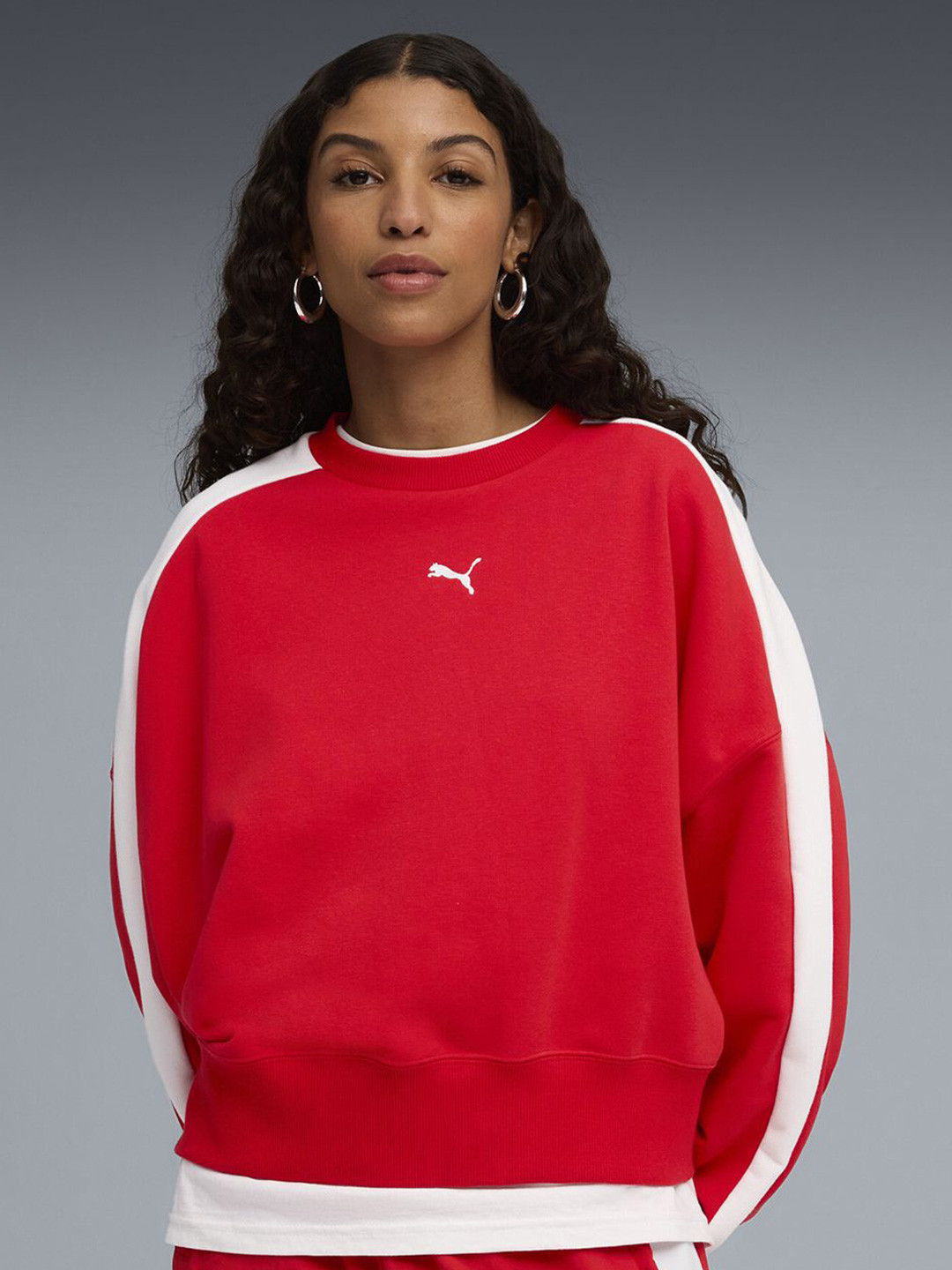 Puma T7 Over-Oversized Women's Crew Sweatshirt
