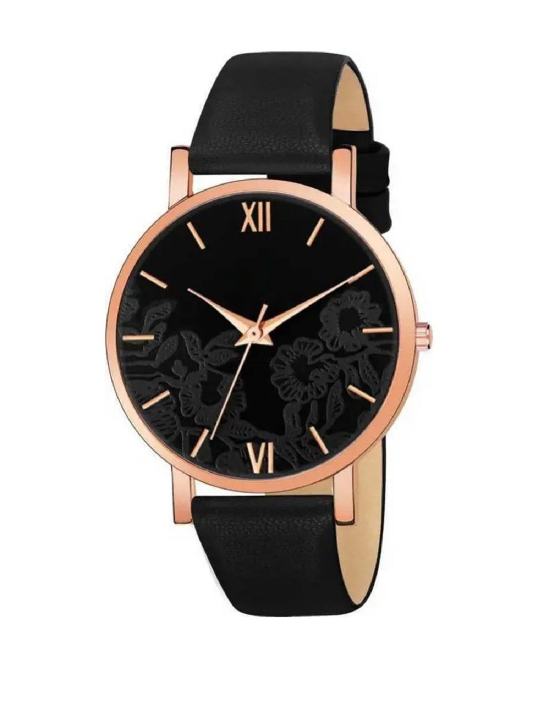 SZN Women Dial & Leather Straps Analogue Watch Rizly BlackSZNN