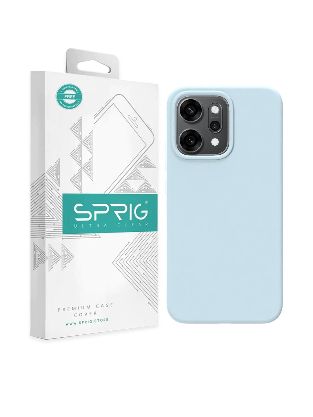 SPRIG Impact Resistant Oppo Reno 14 Liquid Silicone Back Cover Mobile Accessories