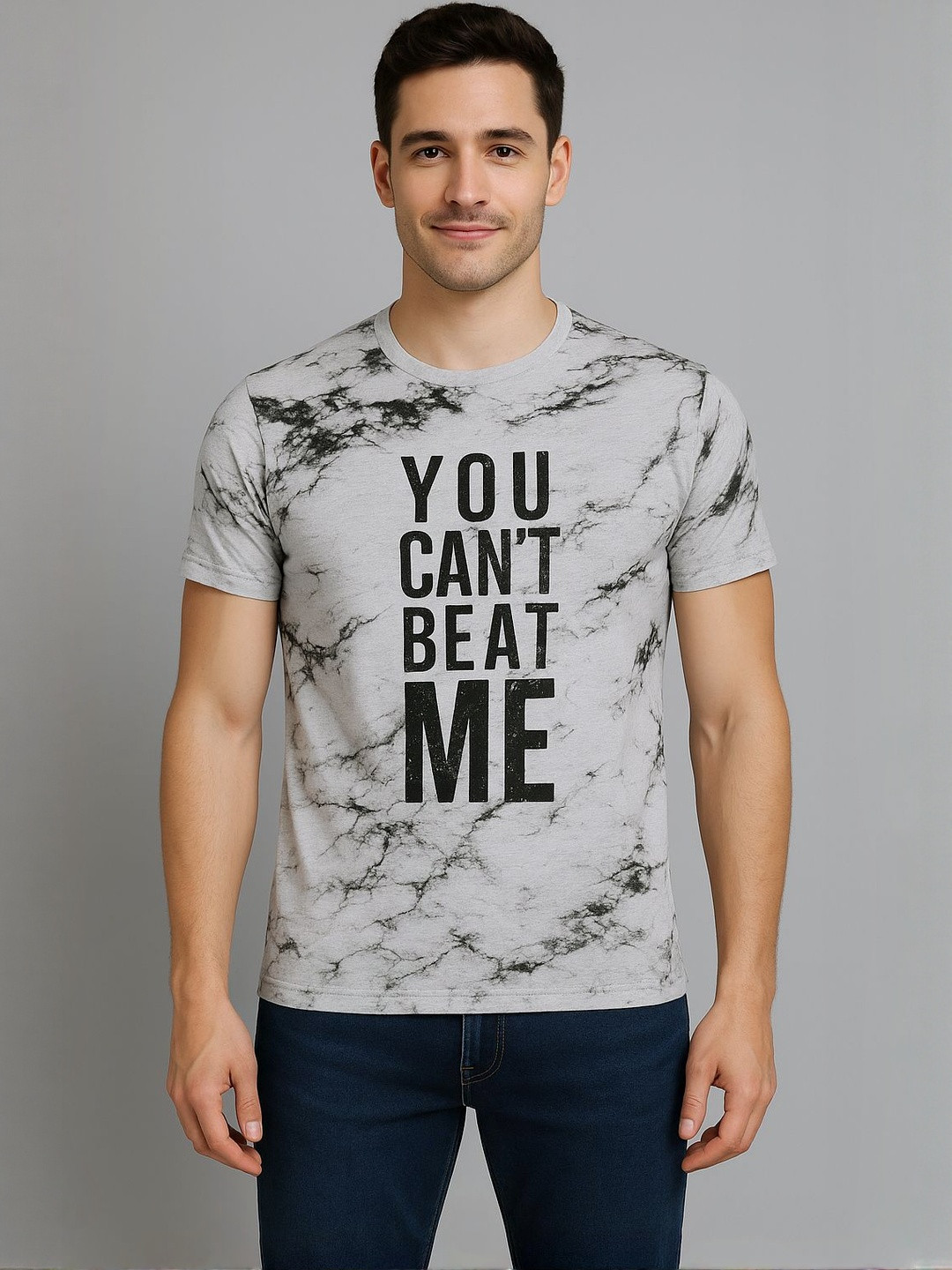 UD FABRIC Men Typography Printed T-shirt