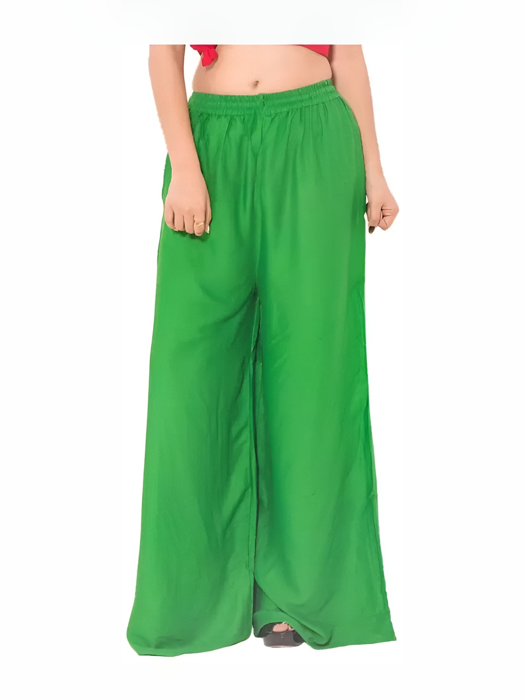 MIXFIT Women Regular Fit Mid-Rise Wool Parallel Trousers