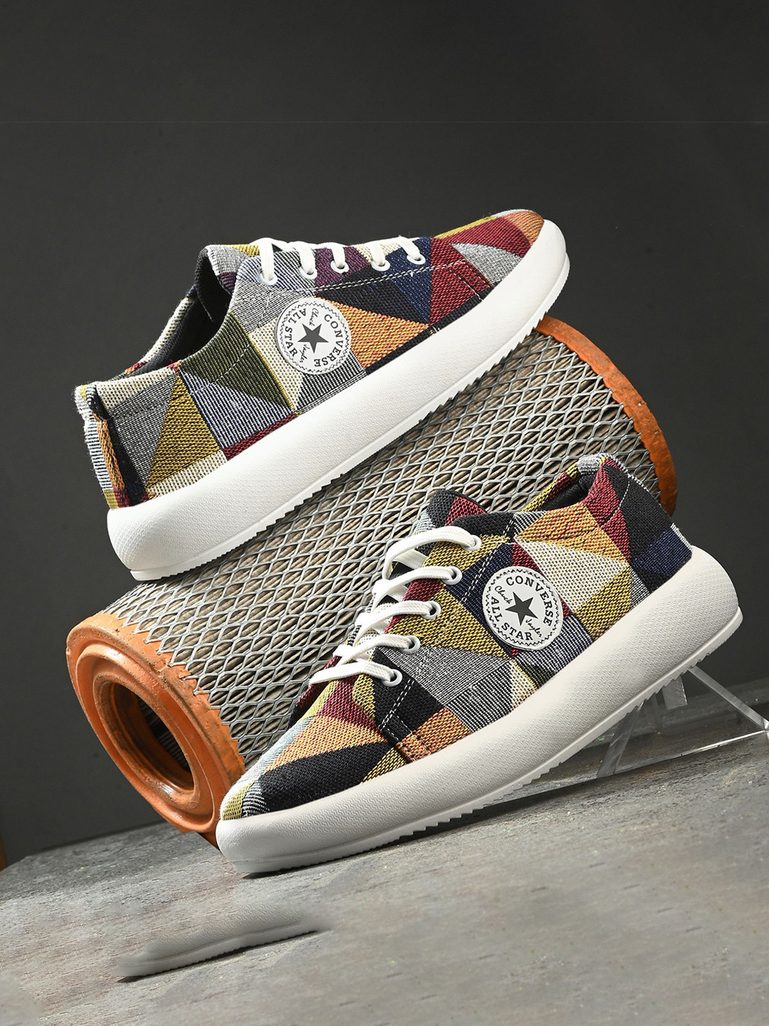 AMICO Men Printed Chunky Sneakers