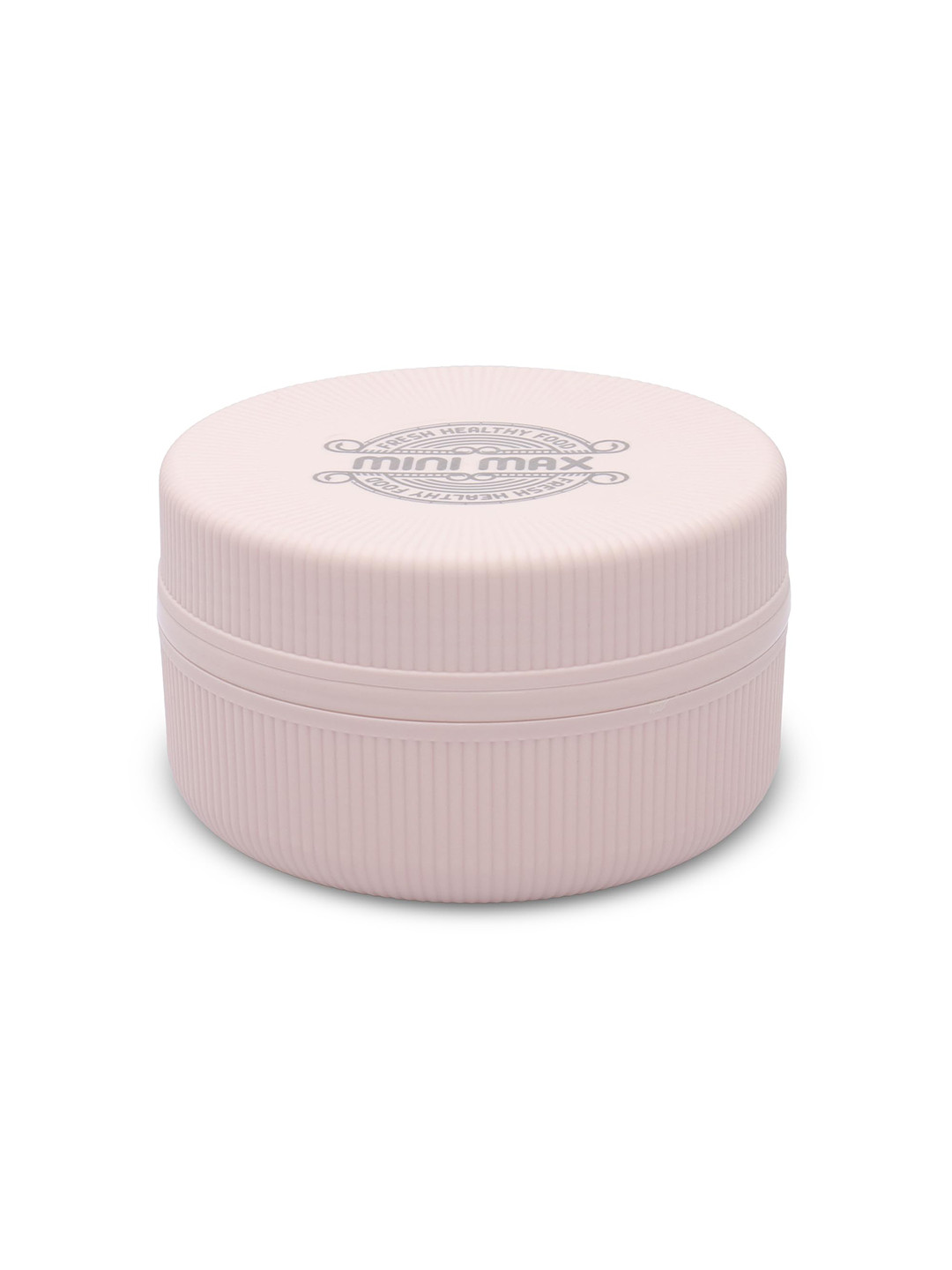 JAYPEE MINI MAX SENIOR Pink Typography Plastic Easy to Clean Lunch Box With Spoon and Fork