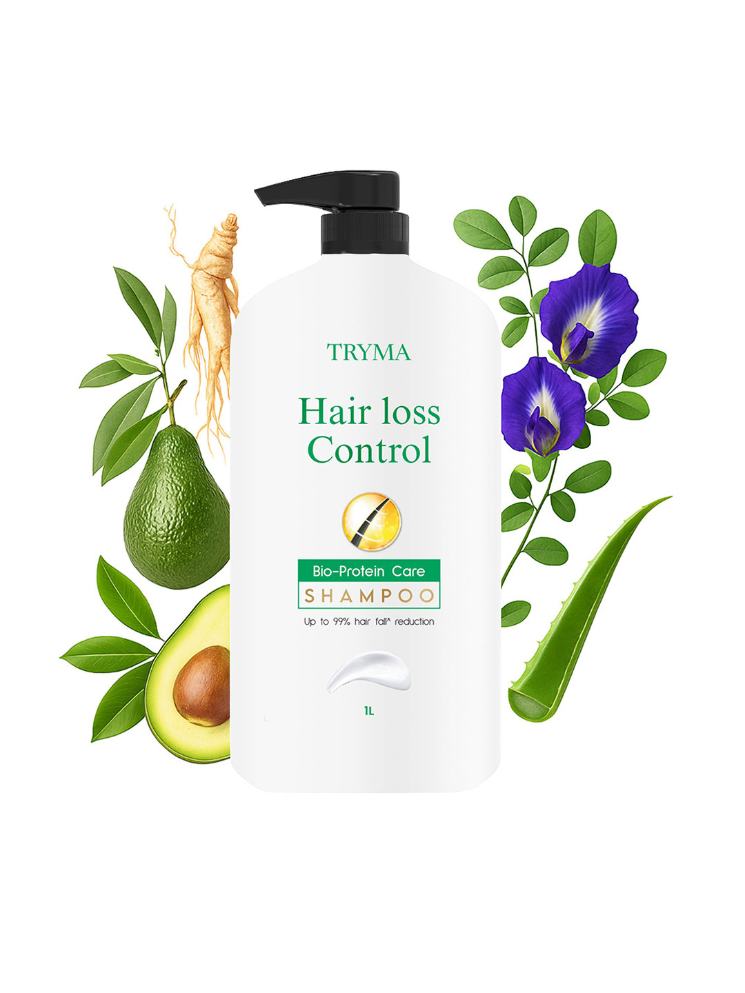 TRYMA Hair Loss Control Bio Protein Care Shampoo - 1 L