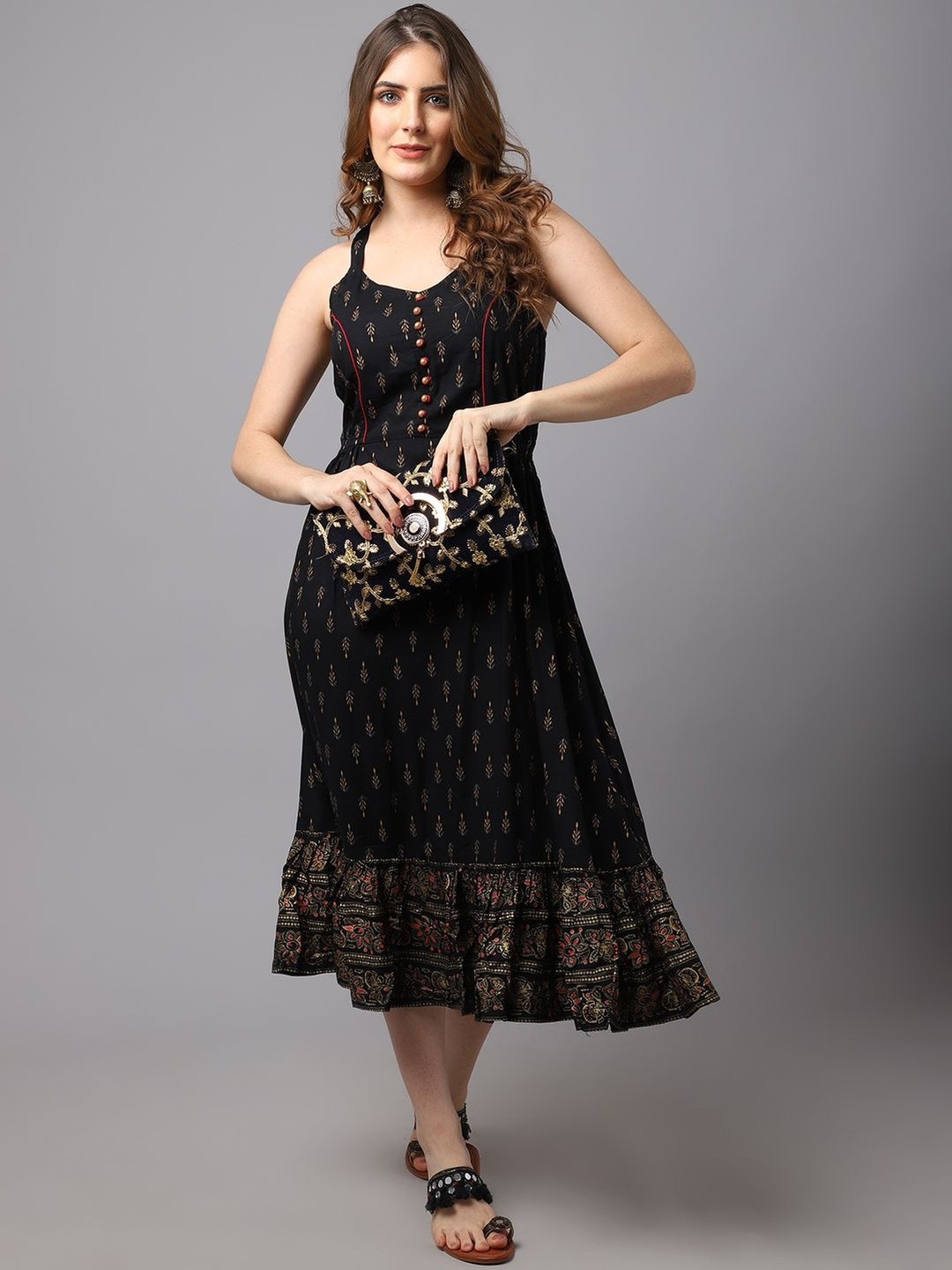 DressBerry Block printed strylish dress.