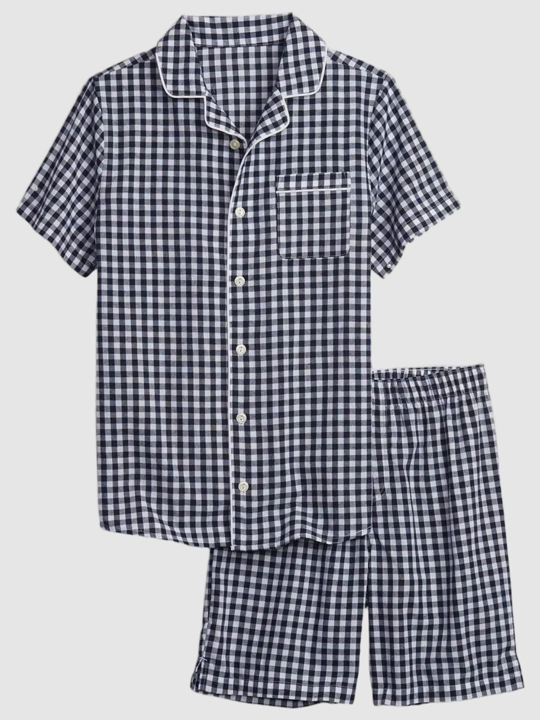 GAP Boys Gingham Camp Collar Clothing Set