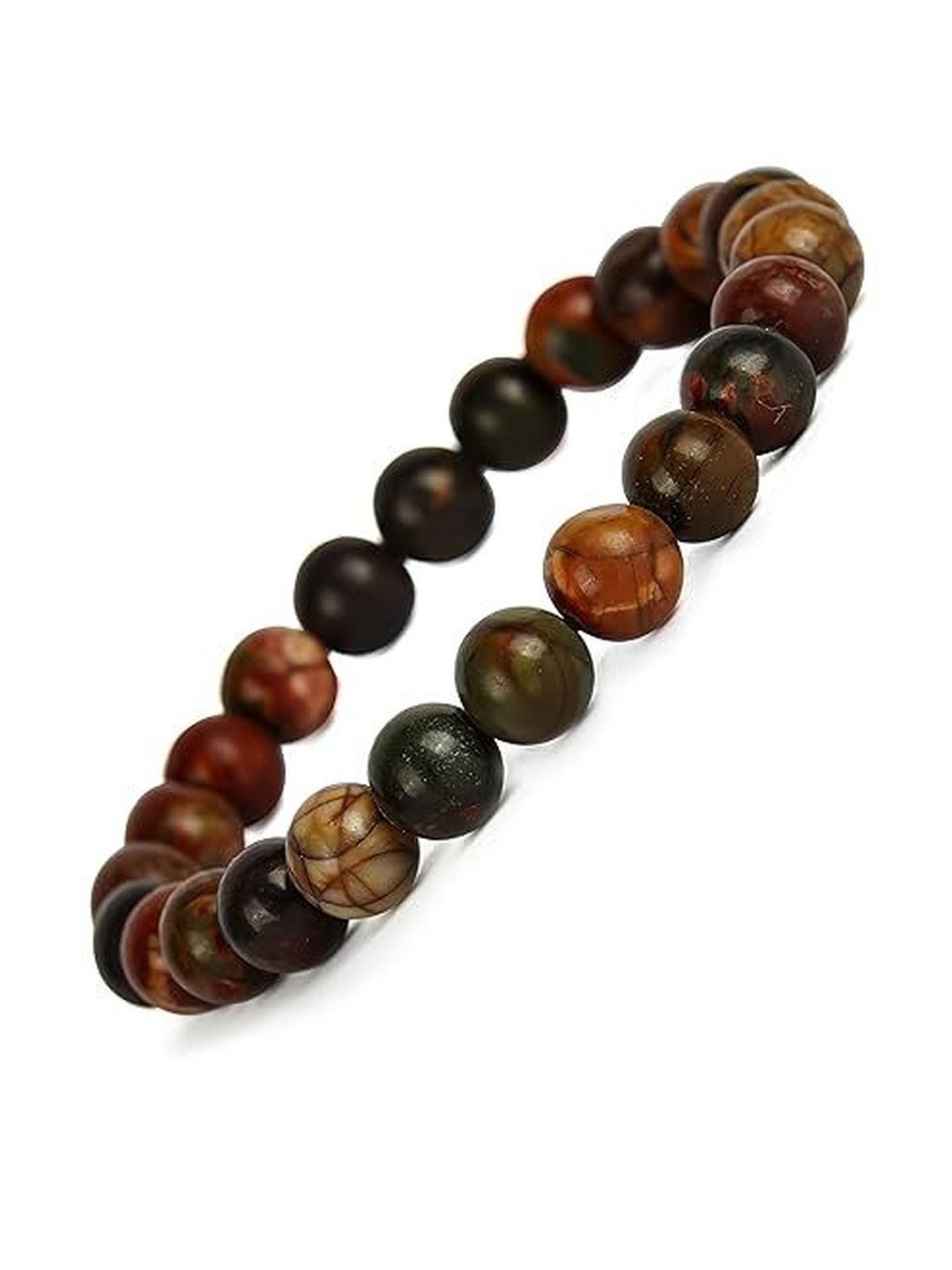 Gemsmantra Unisex Brown Tiger Eye Bracelet