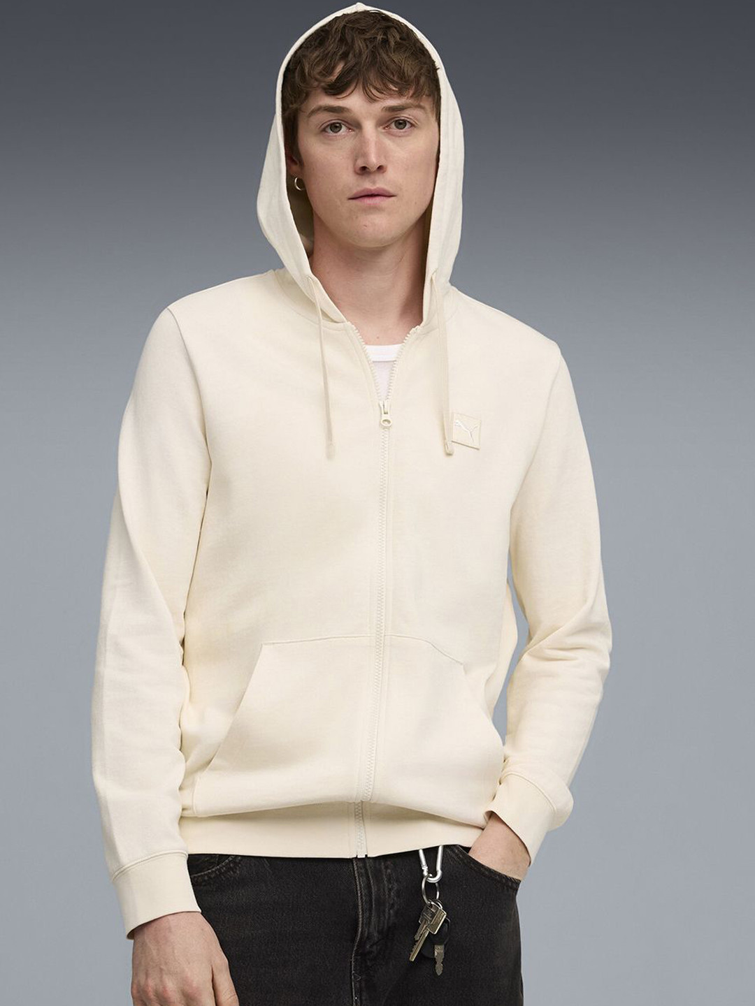 Puma Essentials Elevated Mens Cotton Regular Fit Hoodie
