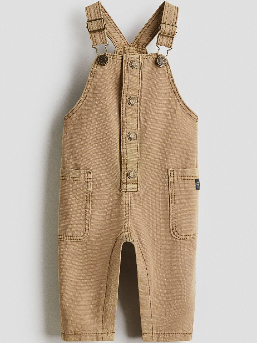 H&M Boys Pure Cotton Canvas Dungarees