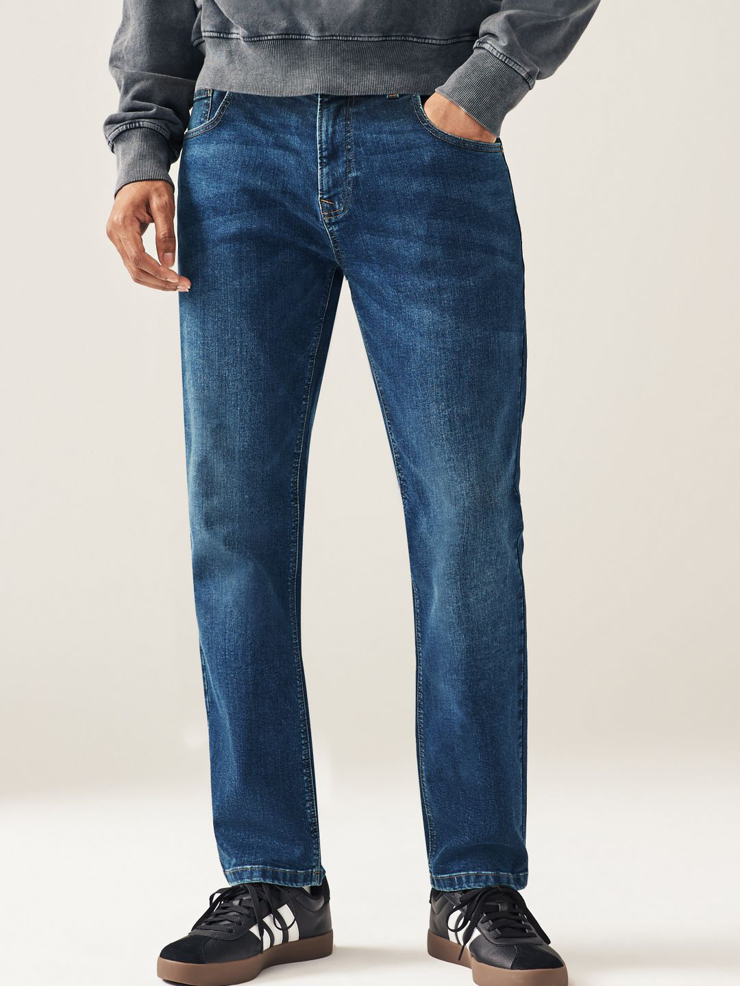 NEXT Men Slim Fit Light Fade Stretchable Jeans