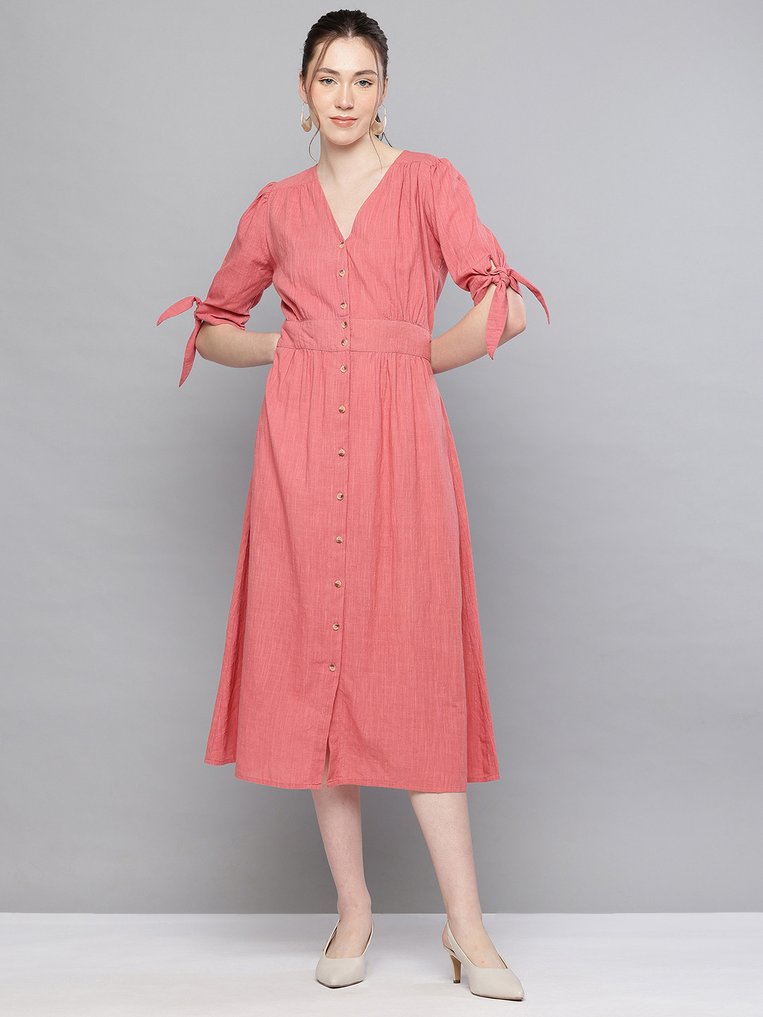SCOUP A-Line Midi Dress