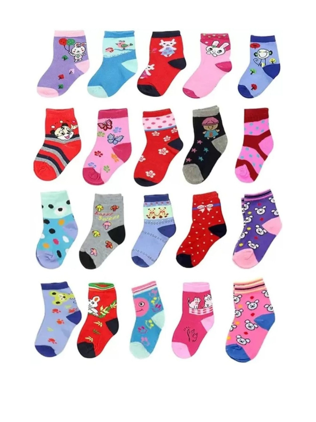 Akeeta Kids Set of 12 Multicoloured Socks