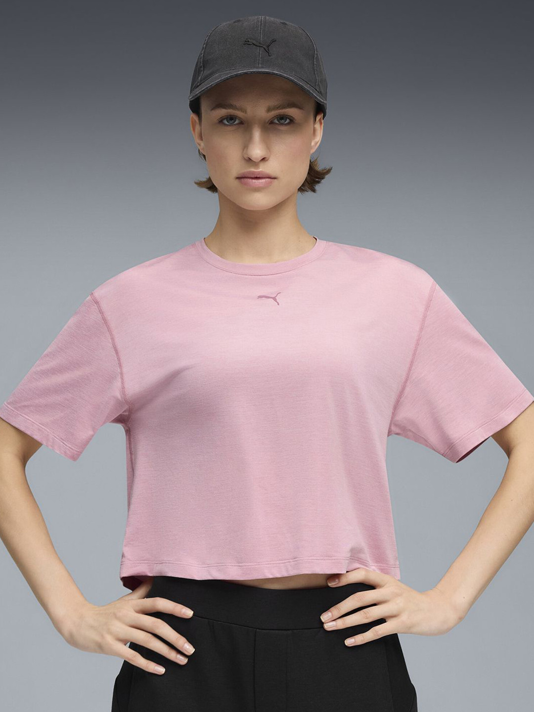 Puma CLOUDSPUN Women Moisture-Wicking Oversized Tee