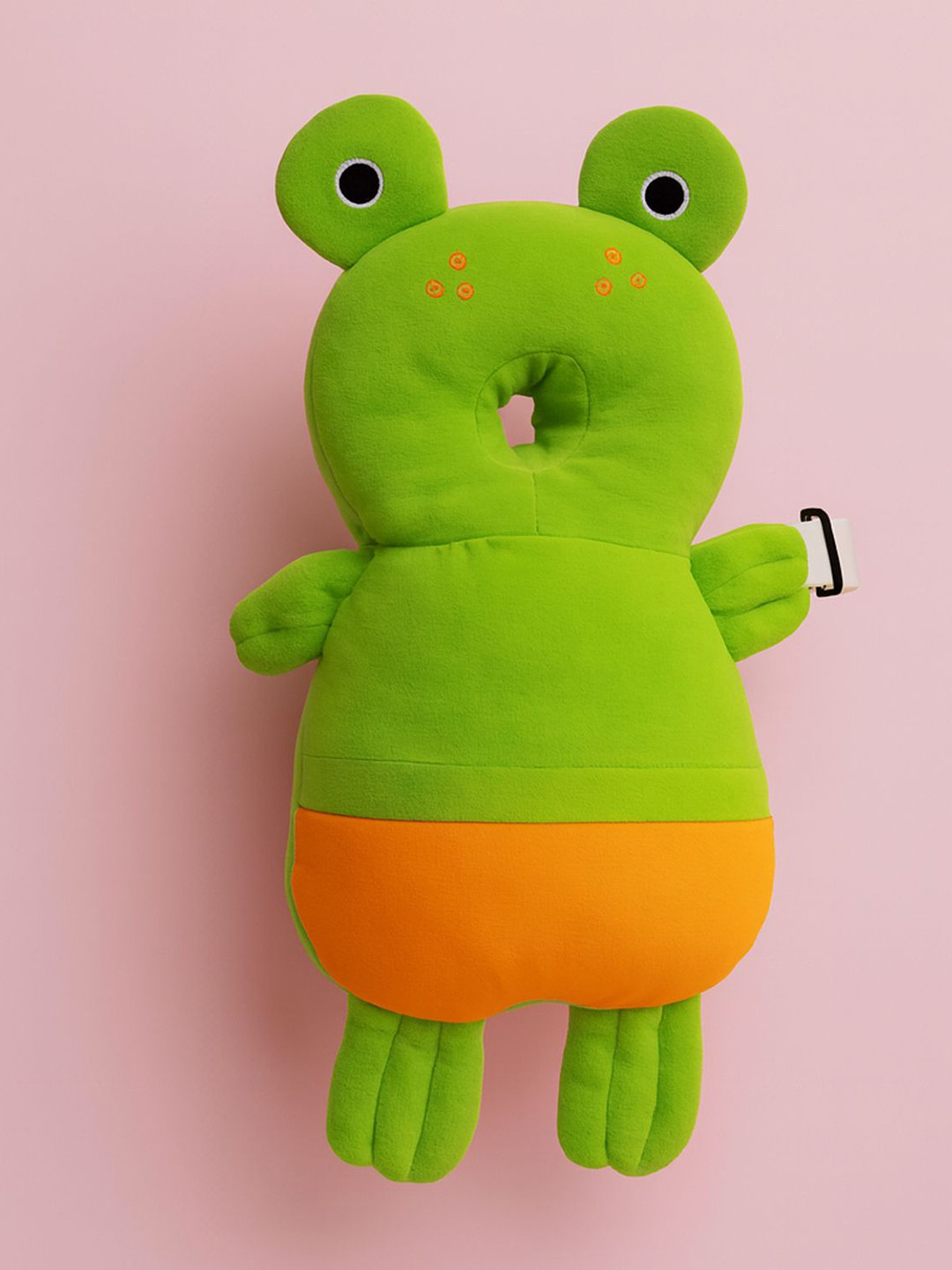 Smartots Kids Adorable Frog Shape Head and Back Protector Soft Toy