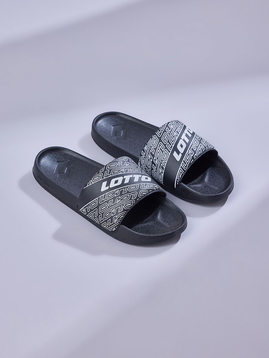 Lotto Men Midway GFX Black Slides