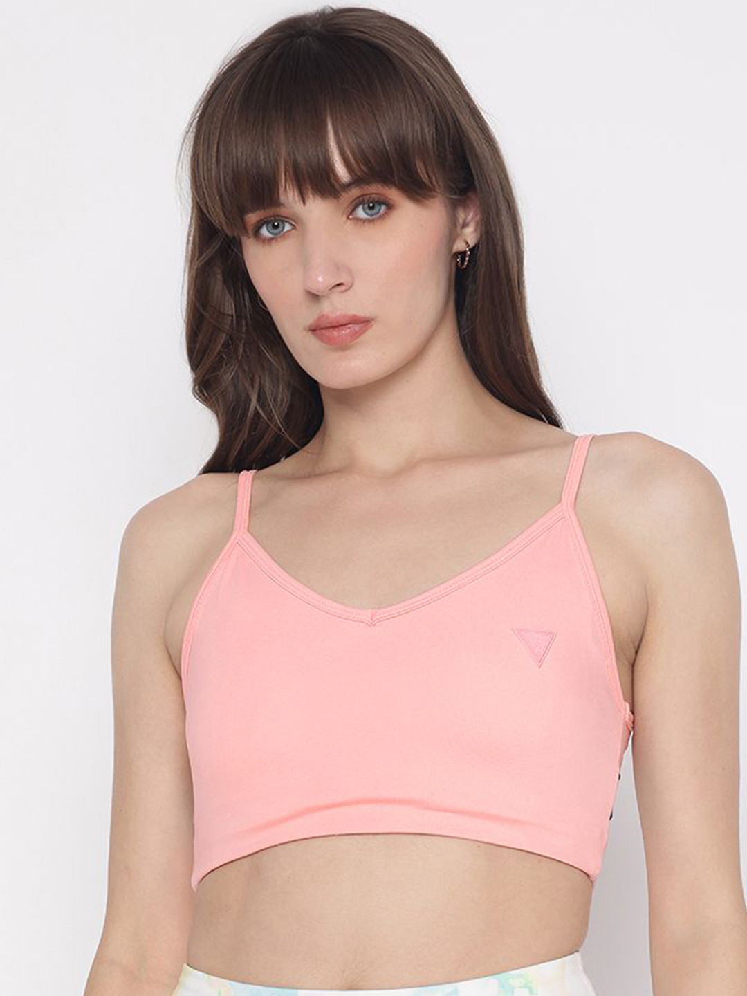 GUESS Women Sleeveless Bralette Crop Top