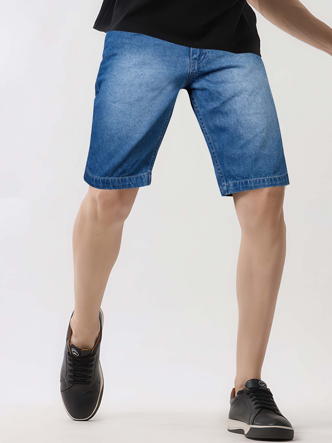 Jb Just BLACK TULIP Men Mid-Rise Denim Shorts