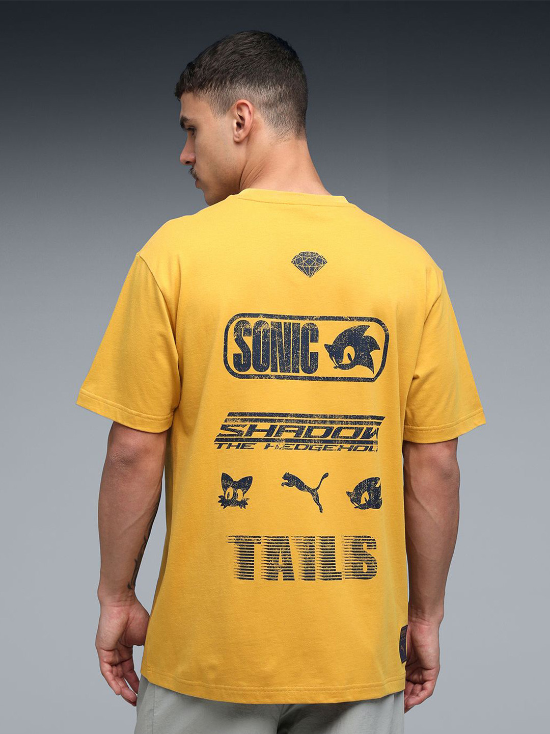 Puma X SONIC Men Graphic Cotton Tee