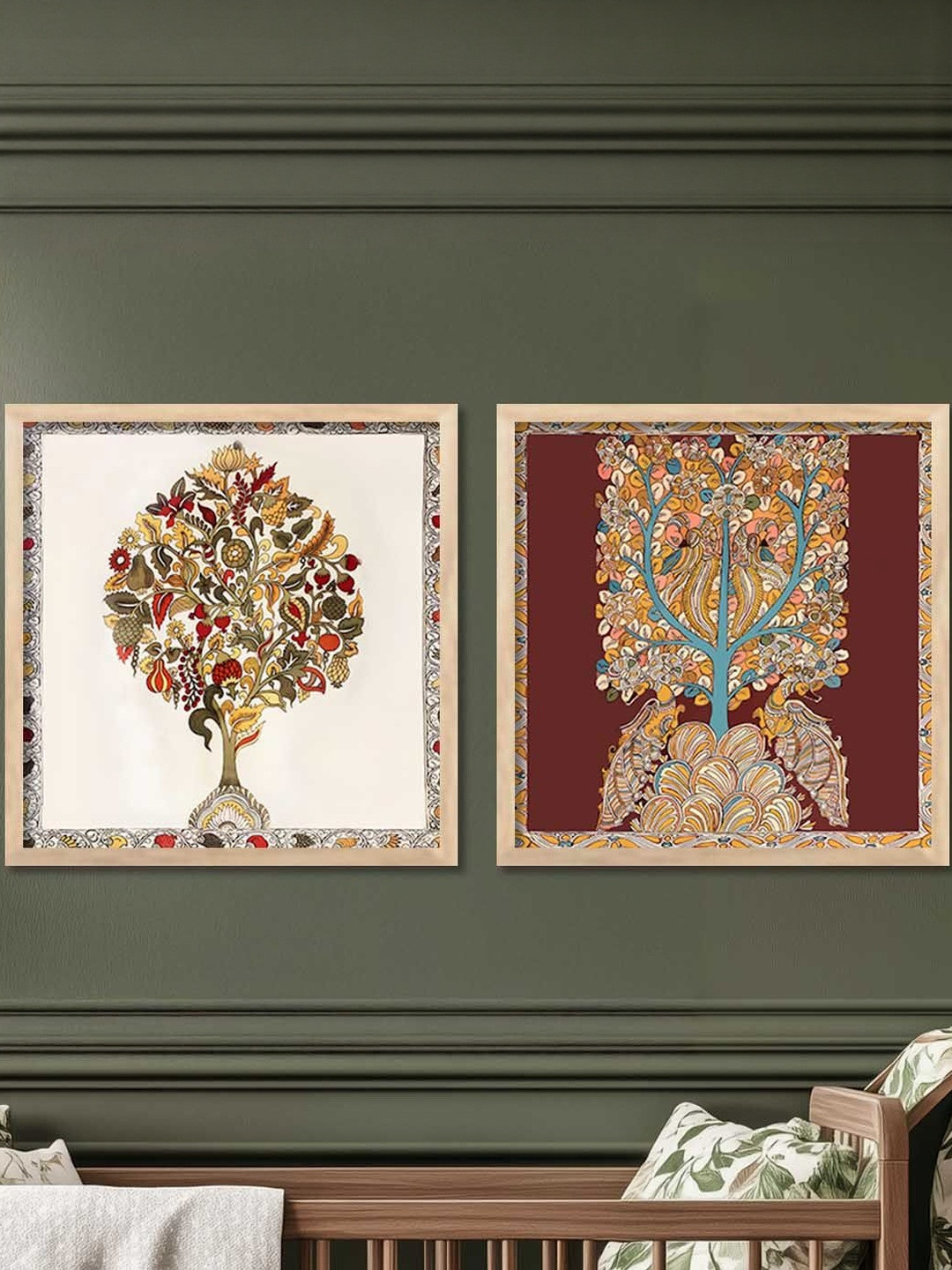 WALLLANE Traditional  Wooden Wall Art Wall Painting