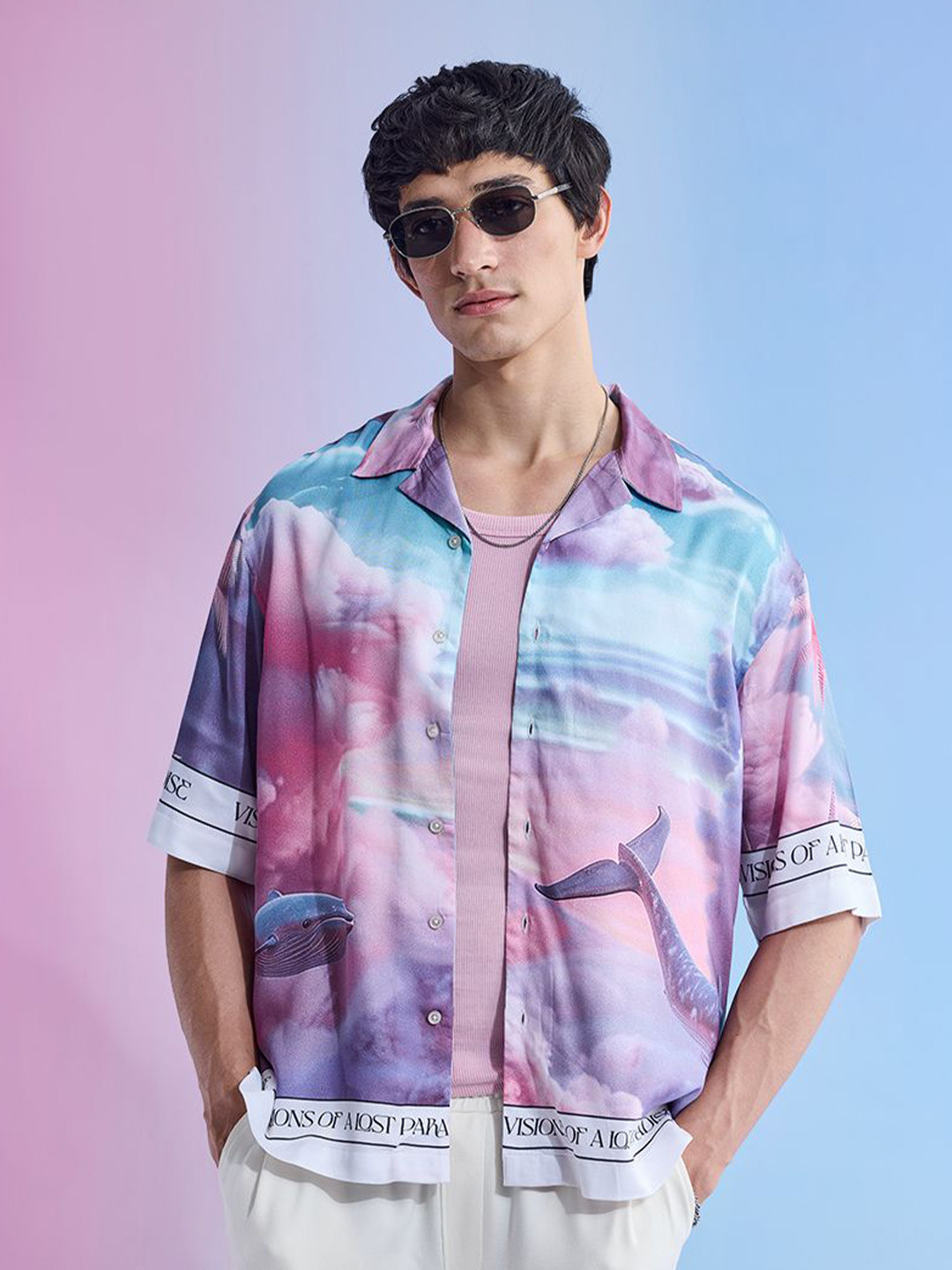 Snitch Utopia Horizon Relaxed Fit Resort Shirt