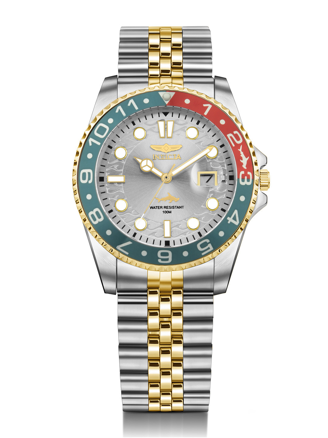 Invicta Men Pro Diver Quartz Silver Dial Analog Watch 40010