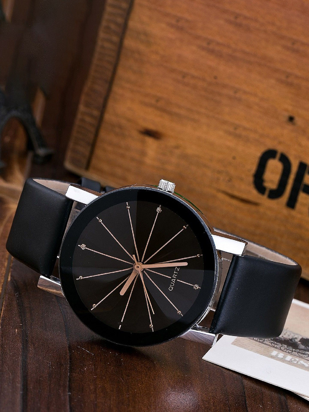 WATCHSTAR Women Dial & Leather Straps Analogue Watch Crystal LadiesWS