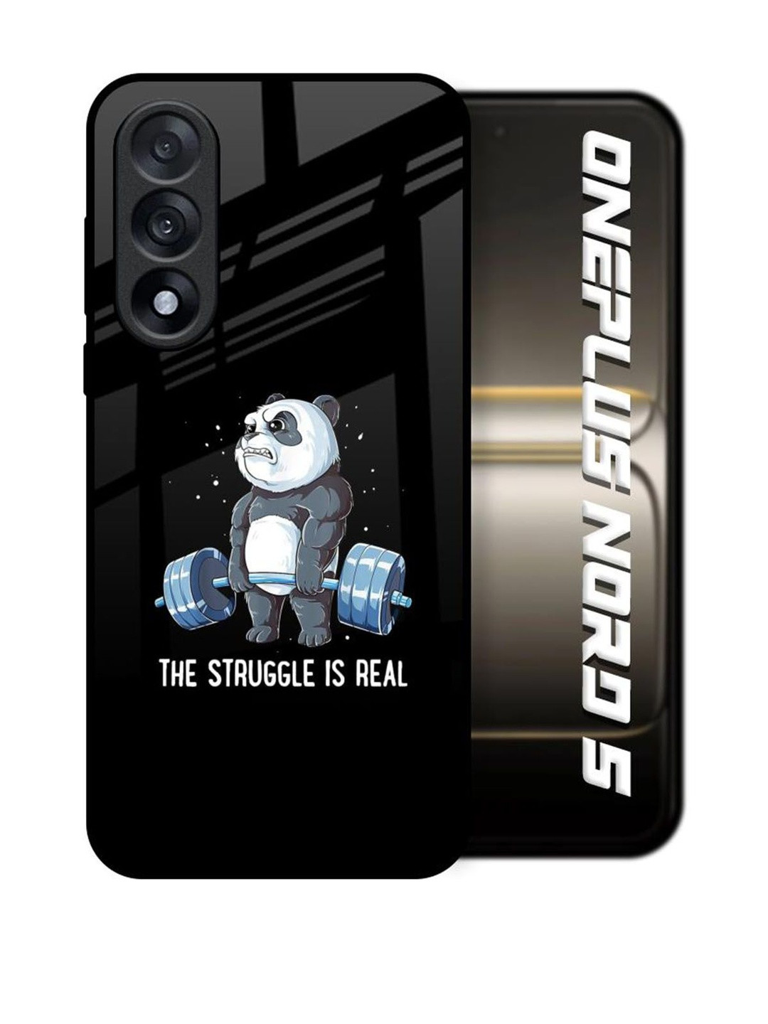 QRIOH Printed OnePlus Nord 5 5G Glass Back Case Mobile Accessories